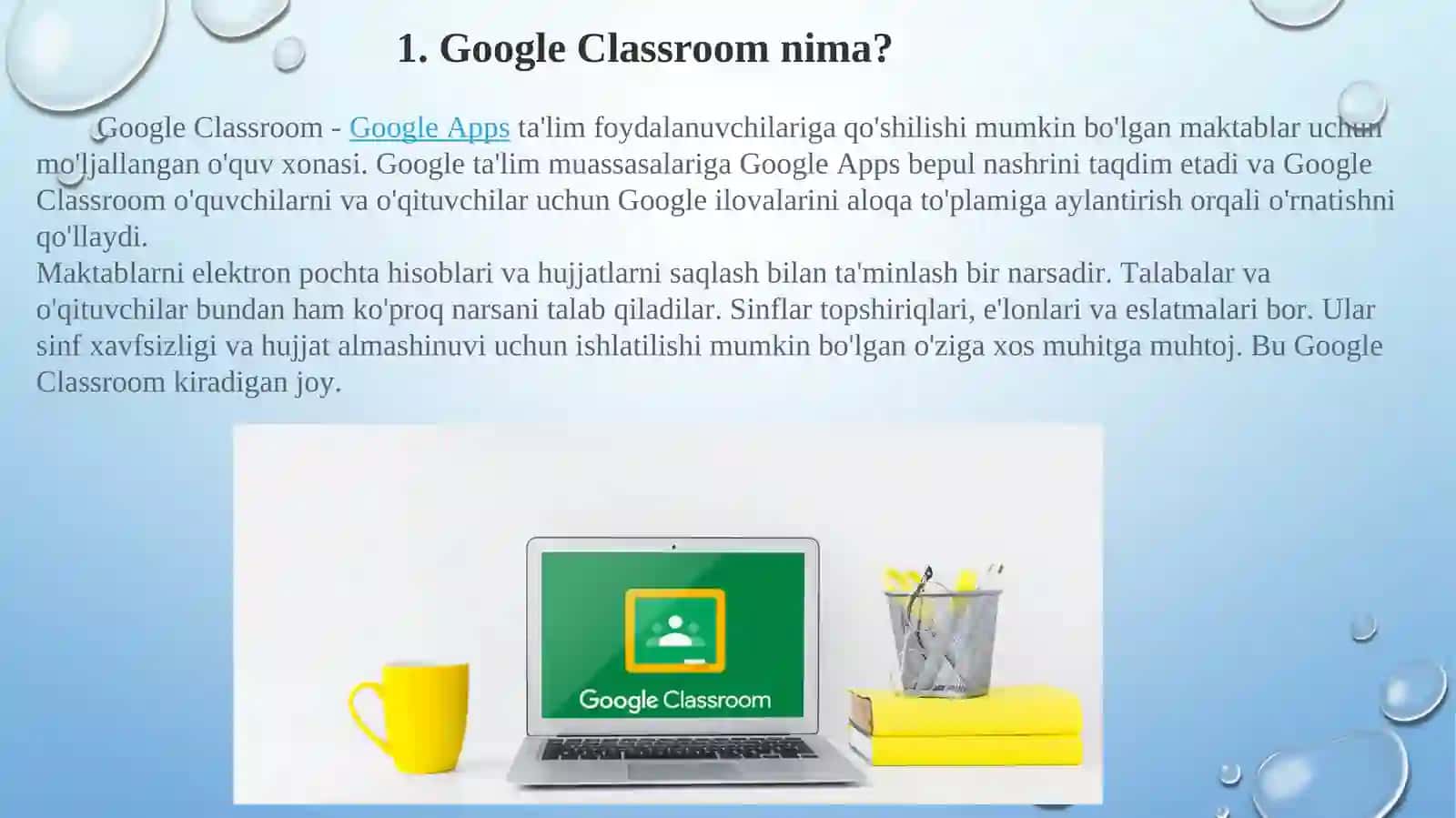 GOOGLE CLASSROOM 3