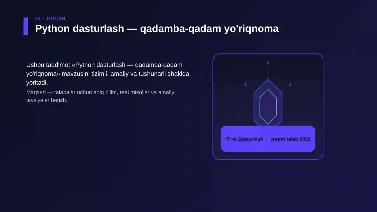 Python dasturlash — qadamba-qadam yo'riqnoma 3