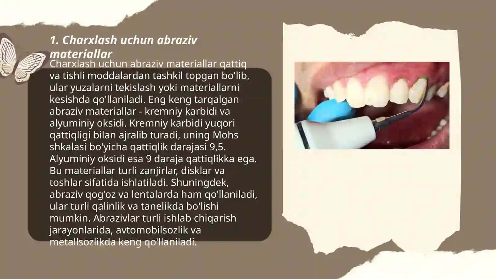 Charxlash uchun abraziv materiallar 3