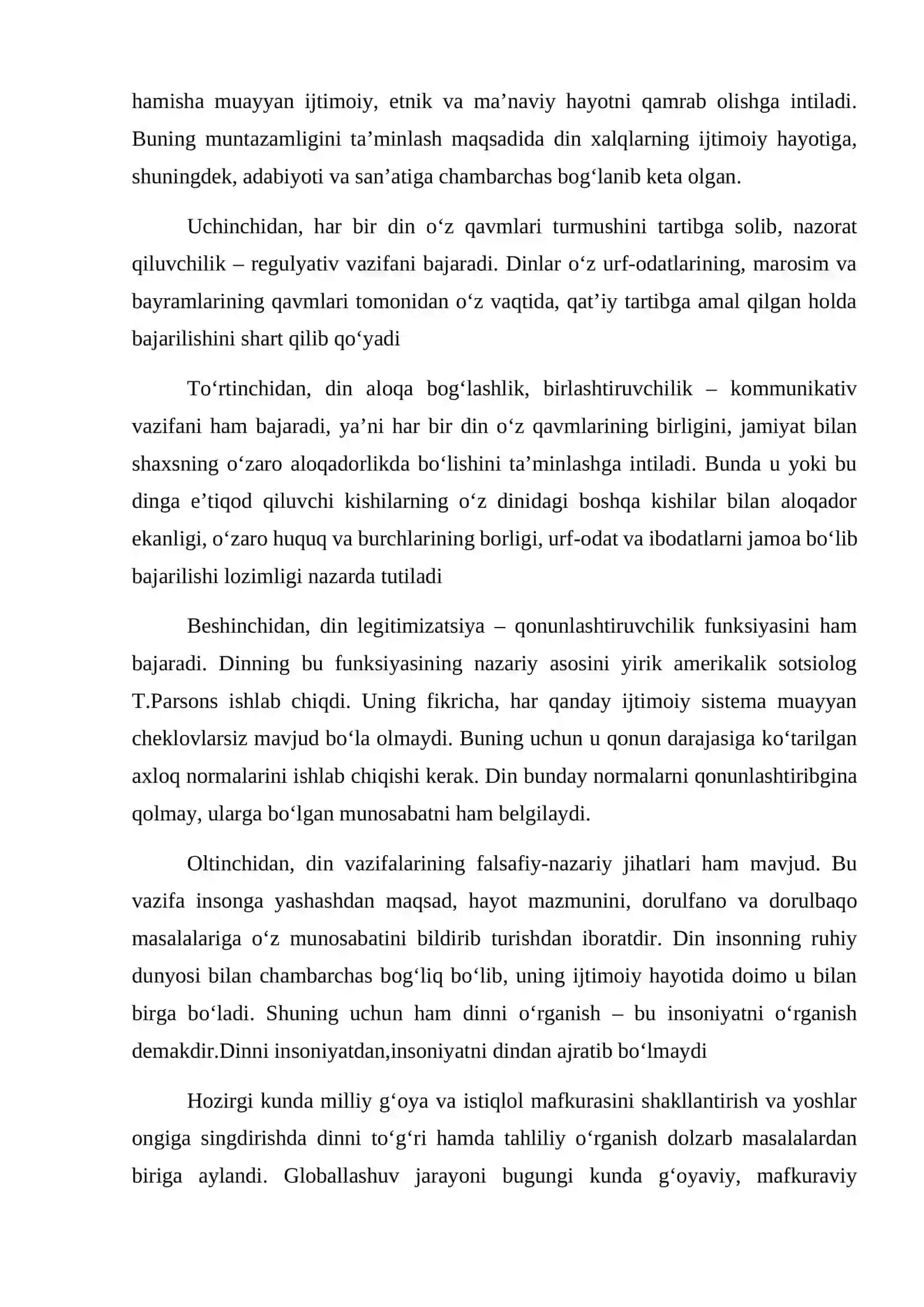 Shaxs tarbiyasida din psixologiyasining o'rni 3