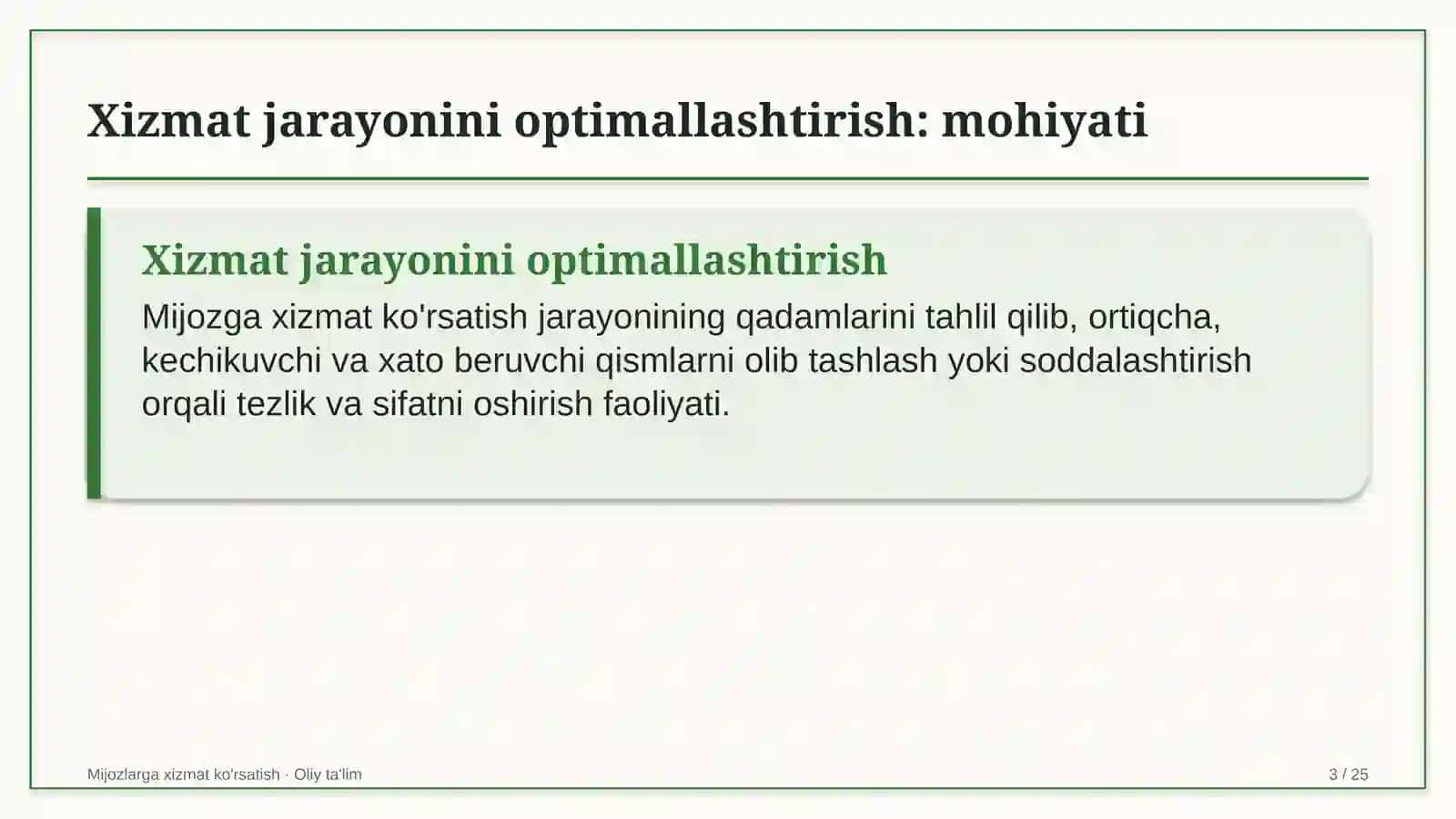 Teatrlarda xizmat ko'rsatish jarayonini optimallashtirish 3