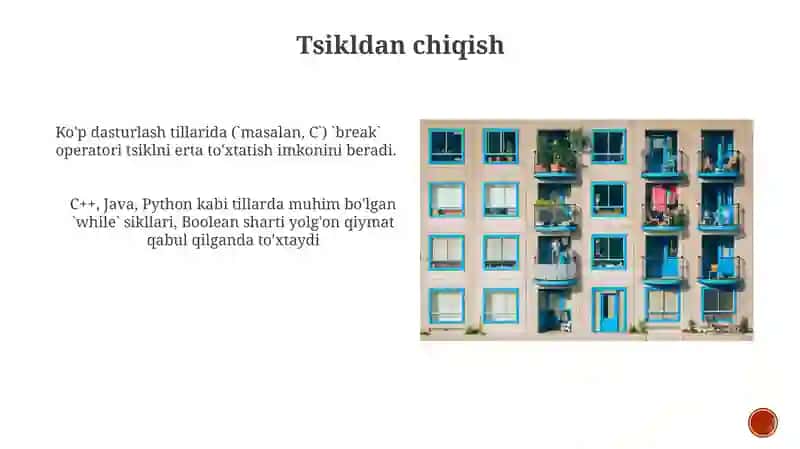 While takrorlash operatori 3