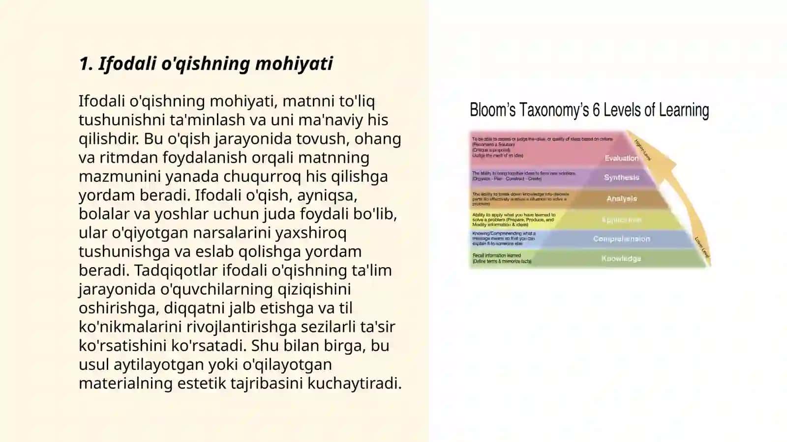 Ifodali o'qish va nutq madaniyati fanining maqsad va vazifalari 3