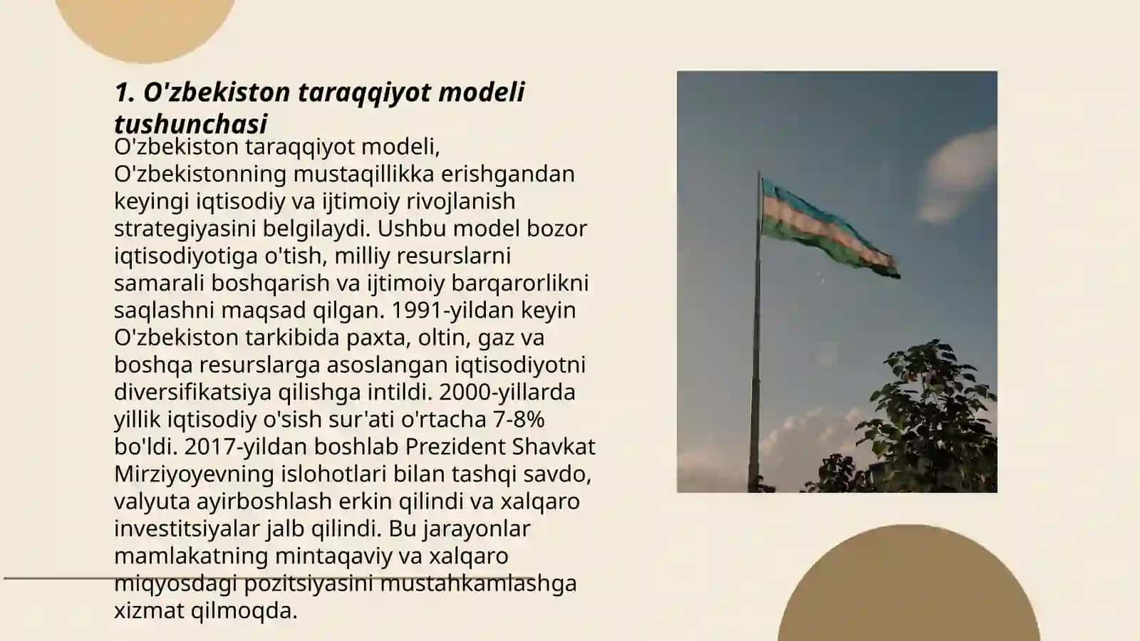 O'zbekiston Taraqqiyot Modeli 3