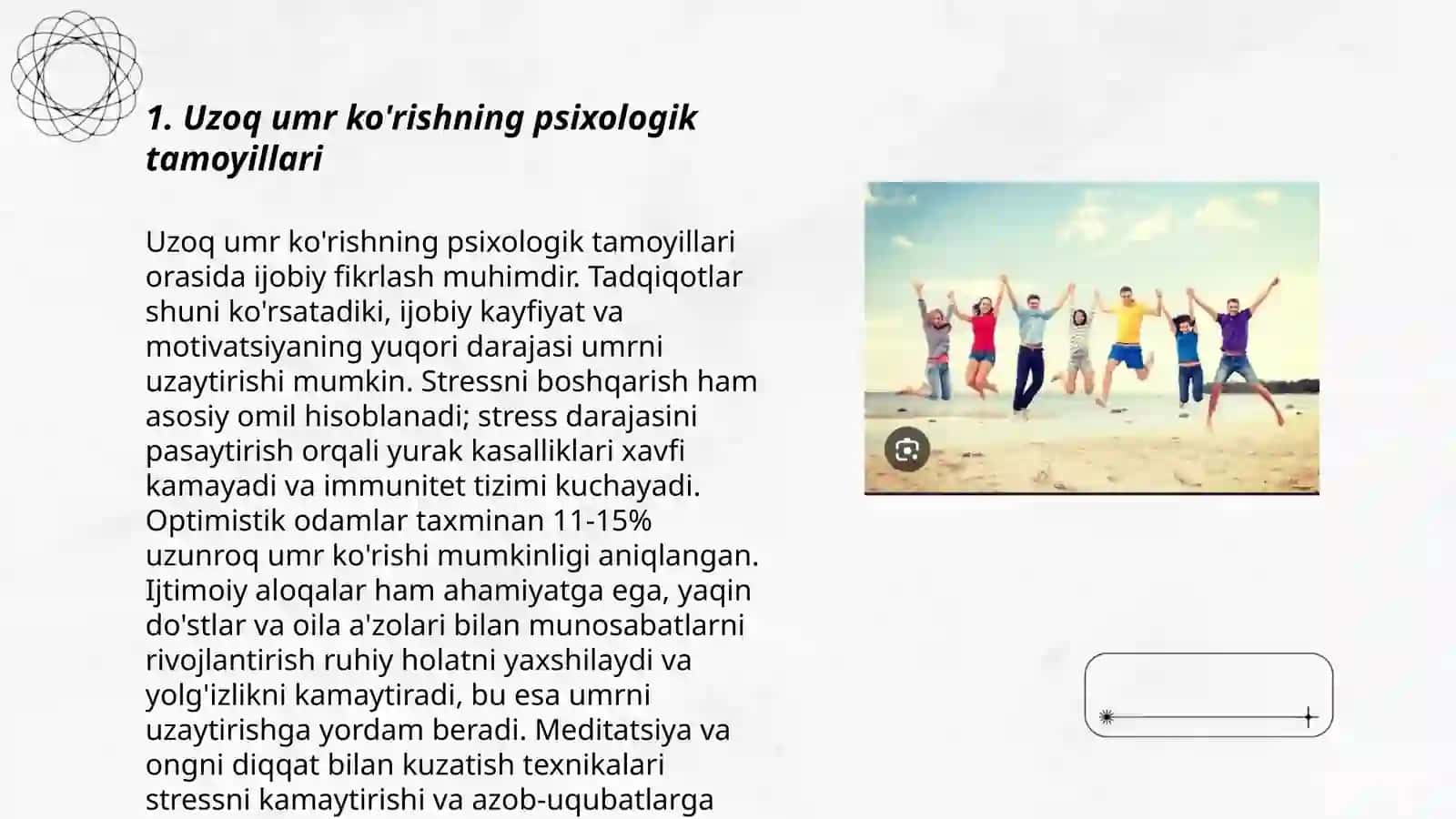 Uzoq umr kuruvchilarning psixologik xususiyatlari 3