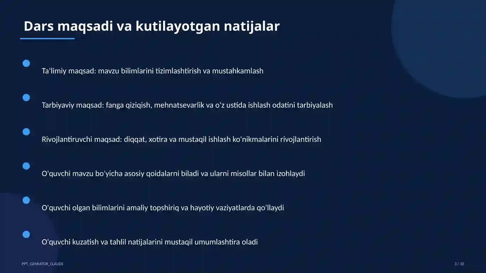 Ildizlar va ratsional ko'rsatkichli daraja (10-sinf) 3