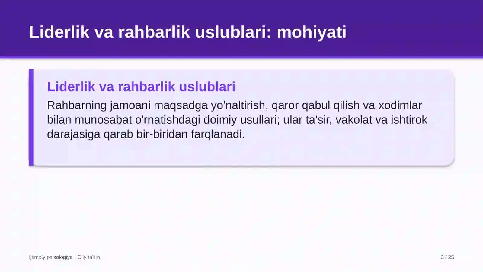 ovoz yozish studiyalarida liderlik va rahbarlik uslublari 2239 3