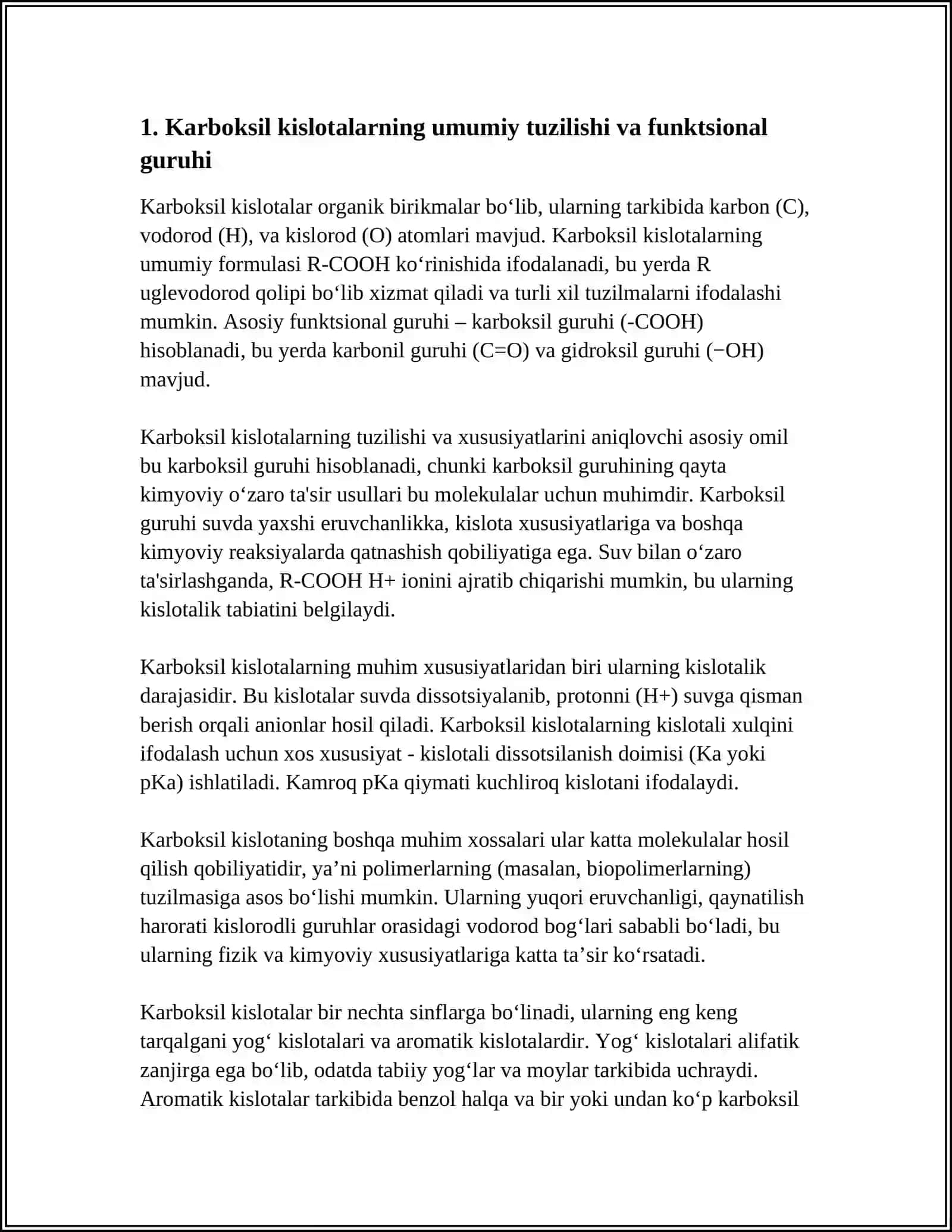 KARBANAT KISLOTA AMIRLARI VA ULARNING XOSILLARI 3