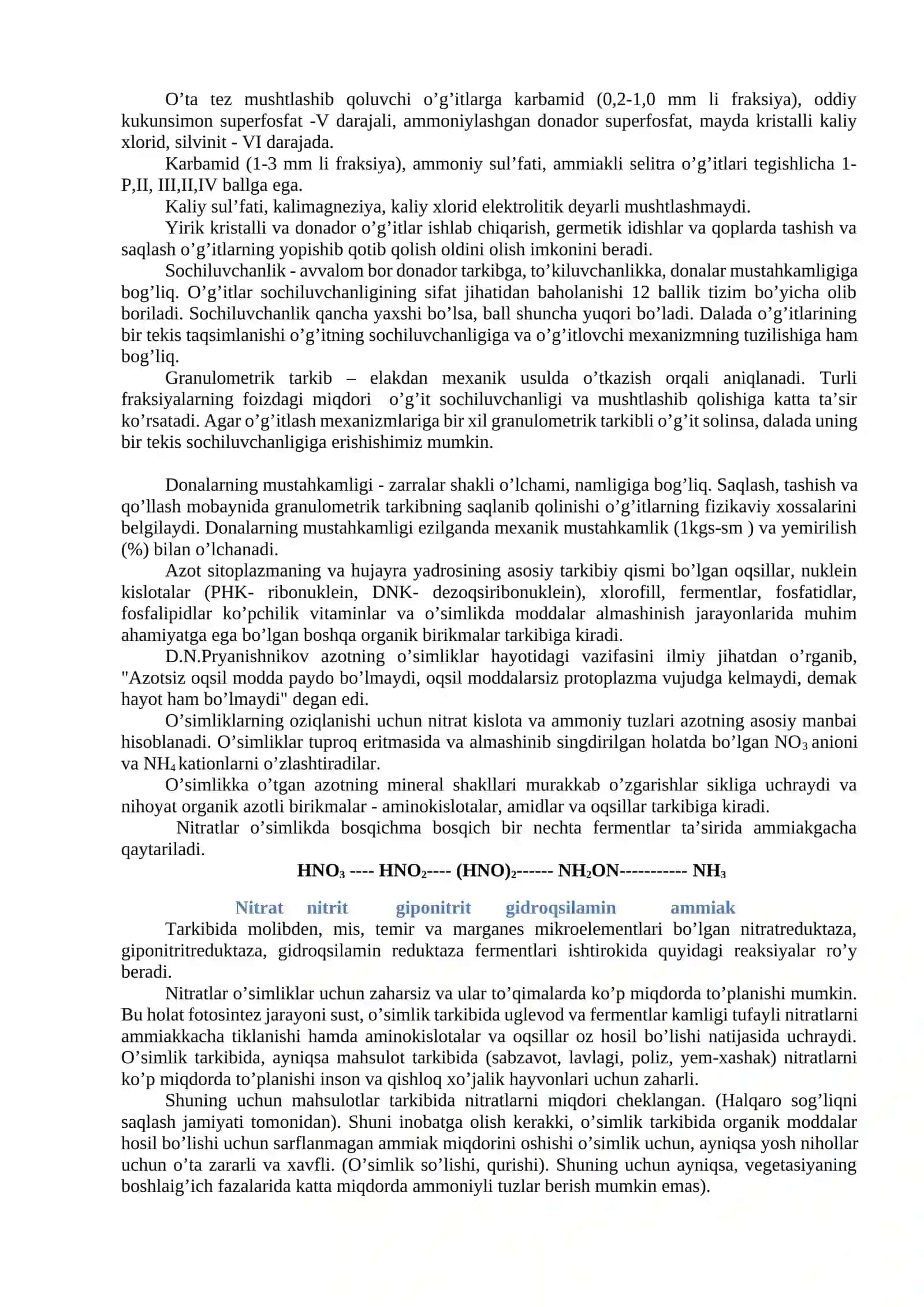 O’g’itlar tasniflanishi va xossalari 3
