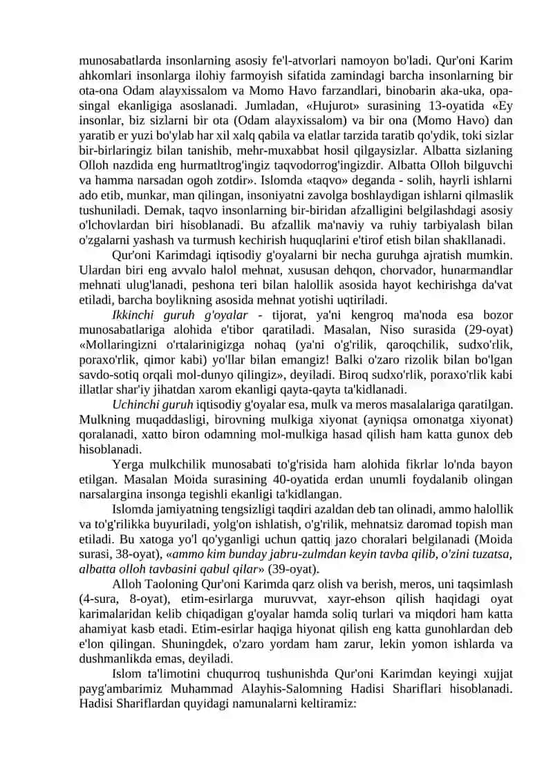 O'RTA OSIYODAGI DASTLABKI VA TEMURIYLAR DAVRIGACHA BO'LGAN IQTISODIY G’OYALAR 3