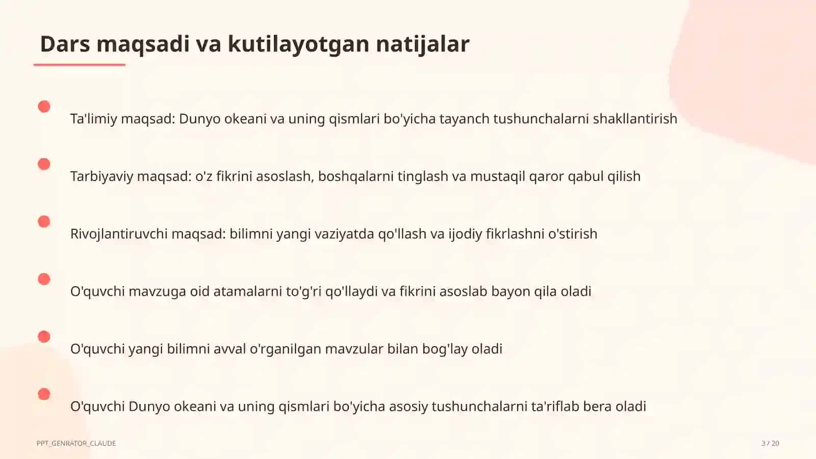Dunyo okeani va uning qismlari (7-sinf) 3
