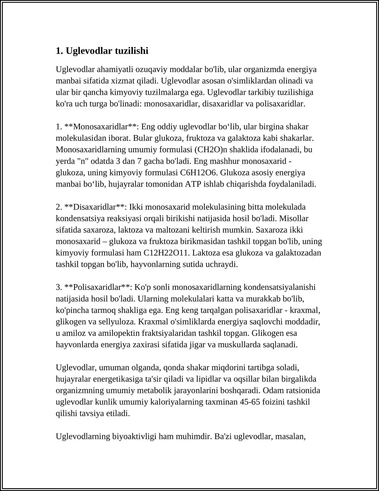 Uglevodlar 3