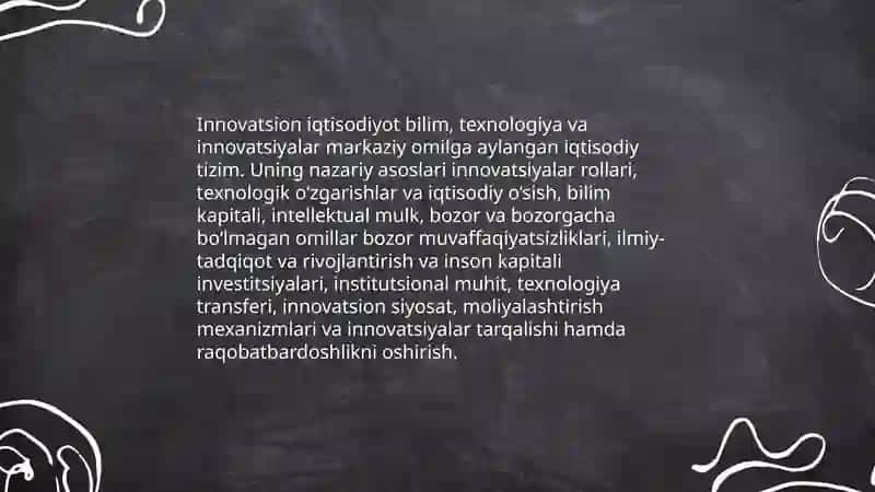 Innovatsion iqtisodiyotning ilmiy-uslubiy asoslari 3