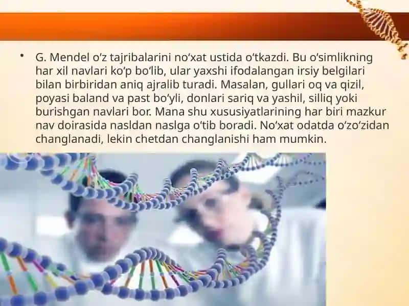 irsiyatni oʻrganishni duragaylash usuli 3