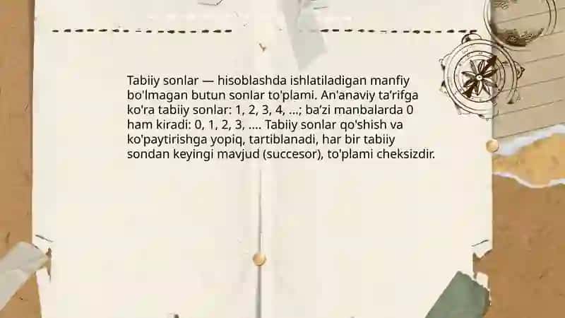 Natural sonlar 3