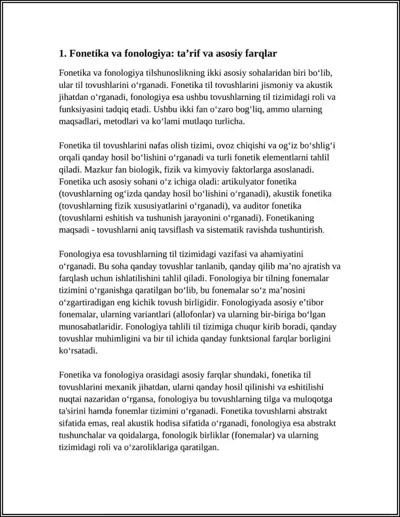 DIFFERENCE BETWEEN PHONETICS AND PHONOLOGY 3