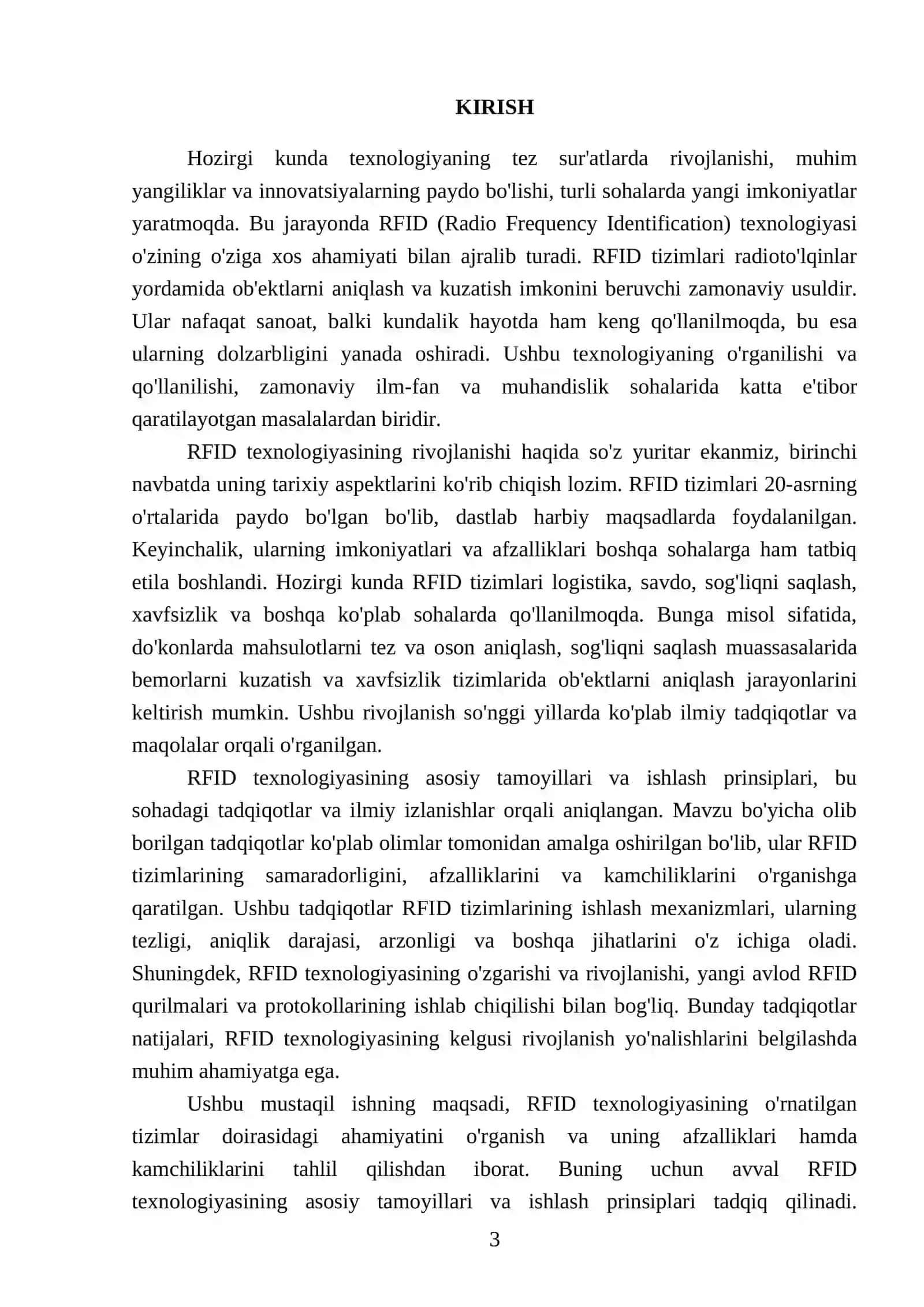 Òrnatilgan tizimlarda RFID 3