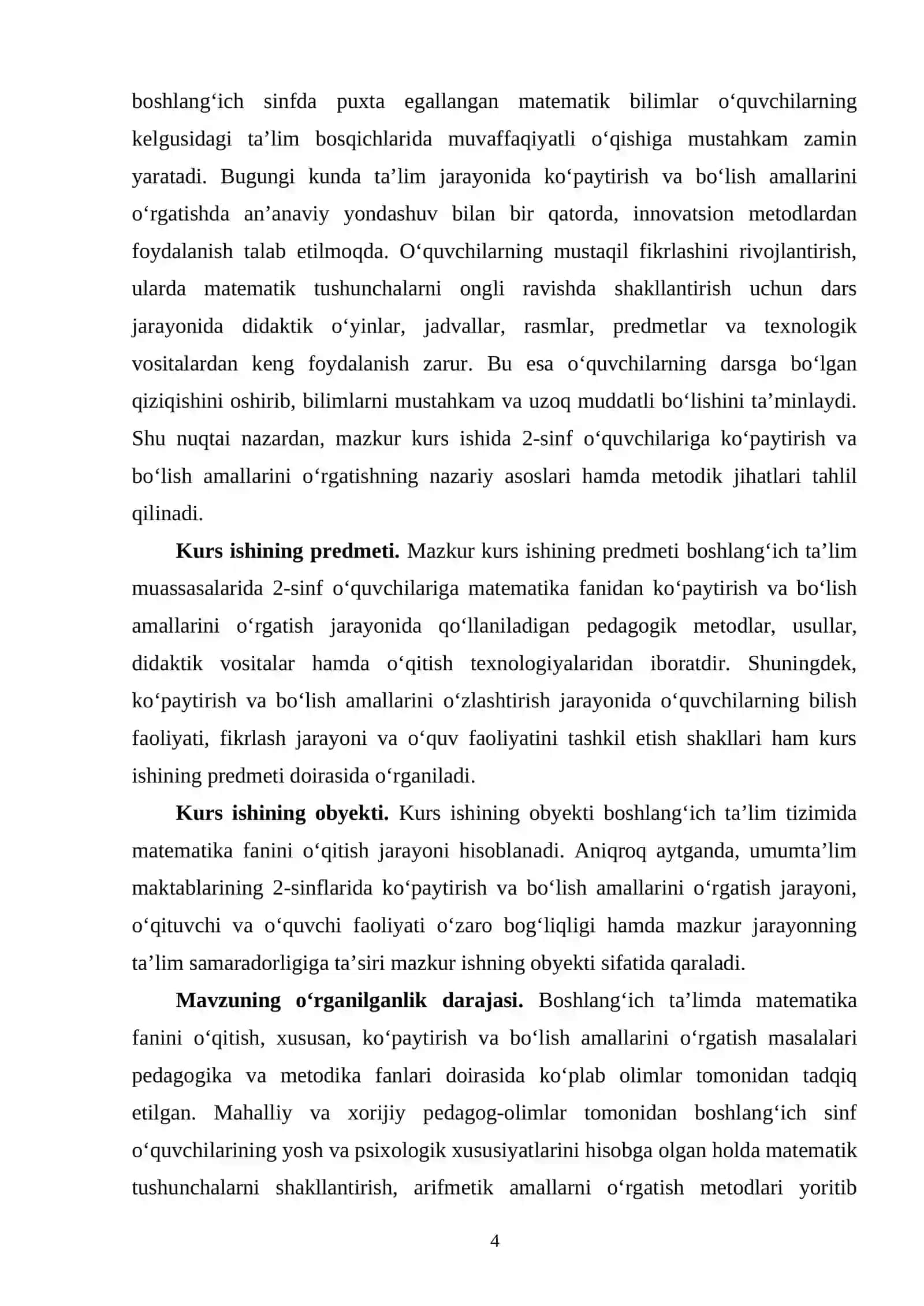 2- sinf o'quvchilariga koʻpaytirish va boʻlishni oʻrgatish metodikasi 3