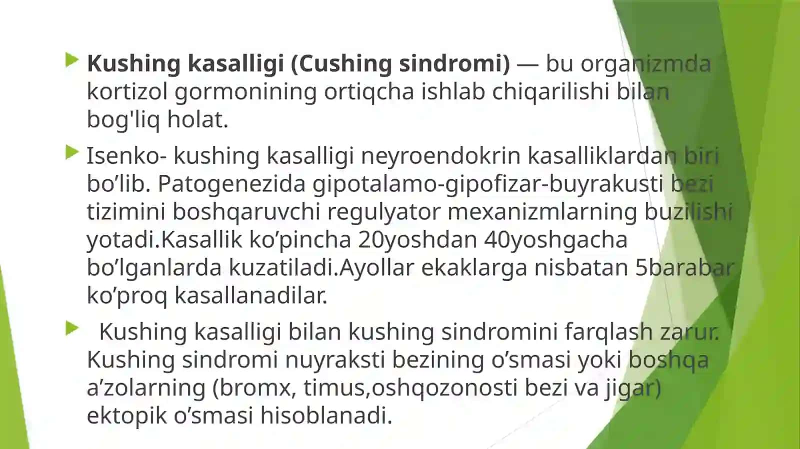 Itsenko-Kushing sindromi 3