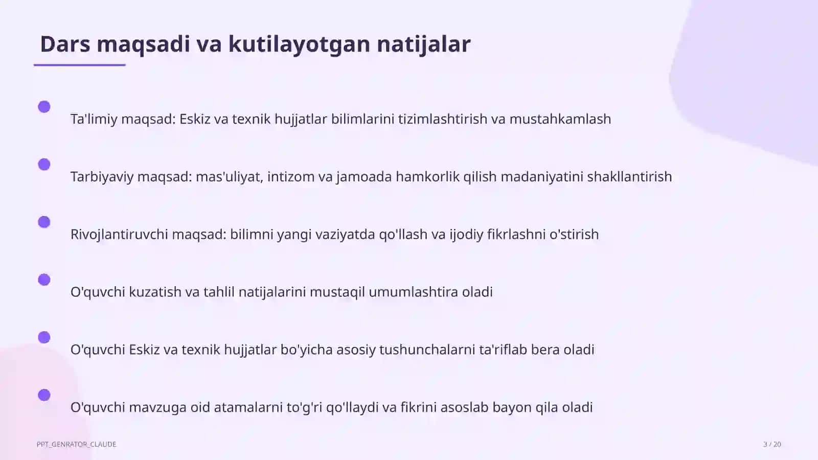 Eskiz va texnik hujjatlar (9-sinf) 3
