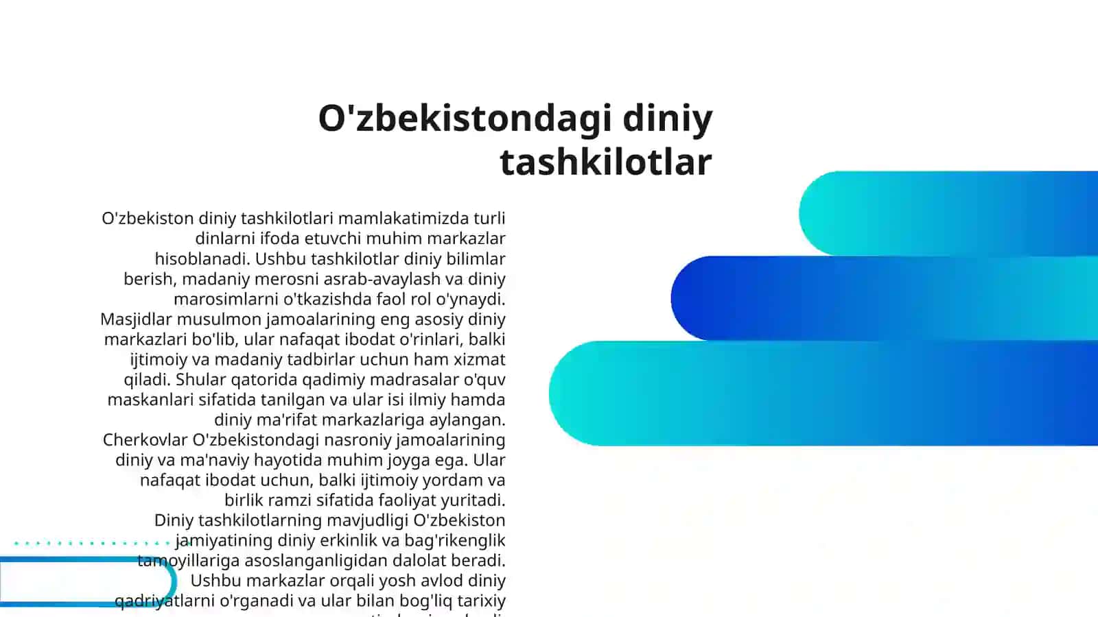 TALABALAR BILAN O’ZBEKISTINDAGI DINIY TASHKILOTLARGA BORISH;MASJID,MADRASA,CHERKOV 3