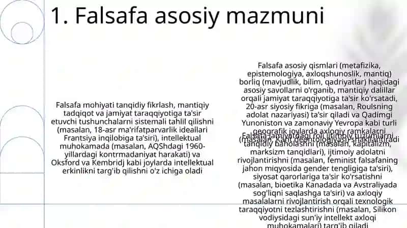 Falsafaning mohiyati va jamiyat taraqqiyotidagi roli 3