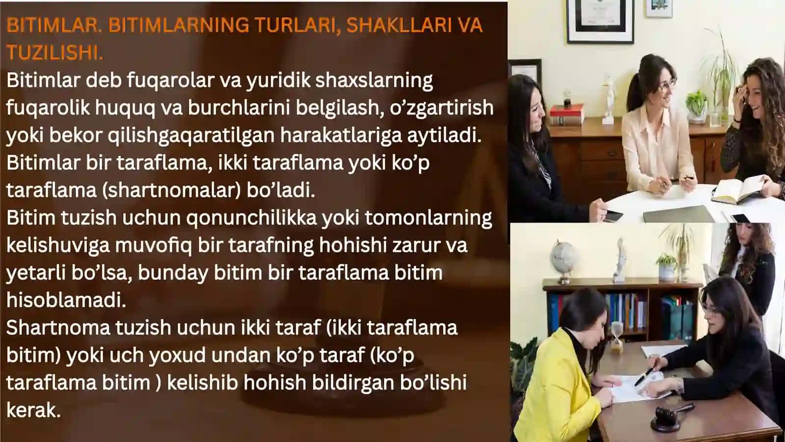 BITIMLARNING TURLARI, SHAKLLARI VA TUZILISHI 3