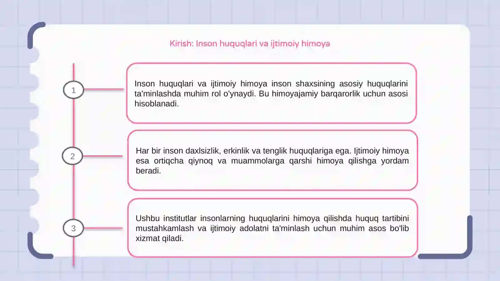 Inson huquqlari va ijtimoiy himoya 3