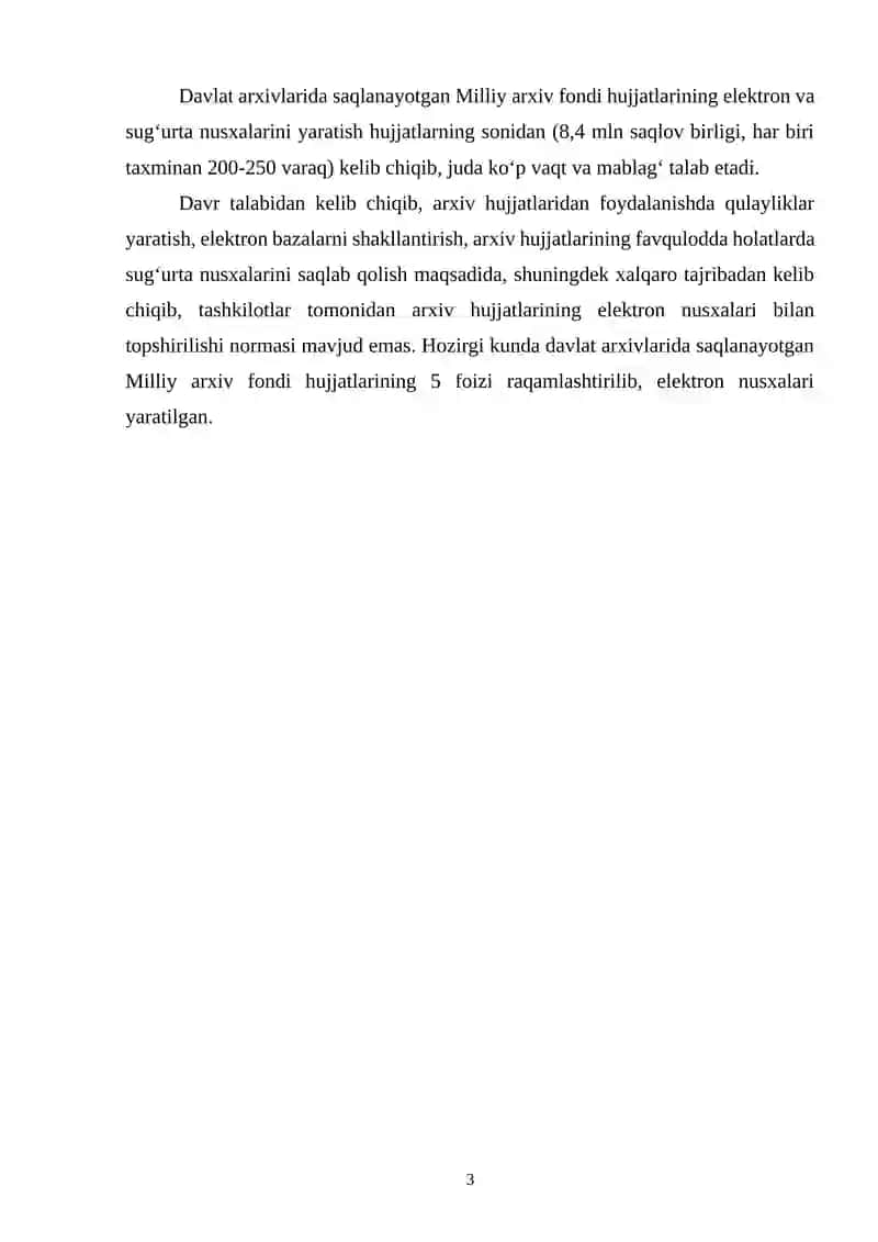 Arxiv ishida indekslash, kataloglash va kartochkalar 3