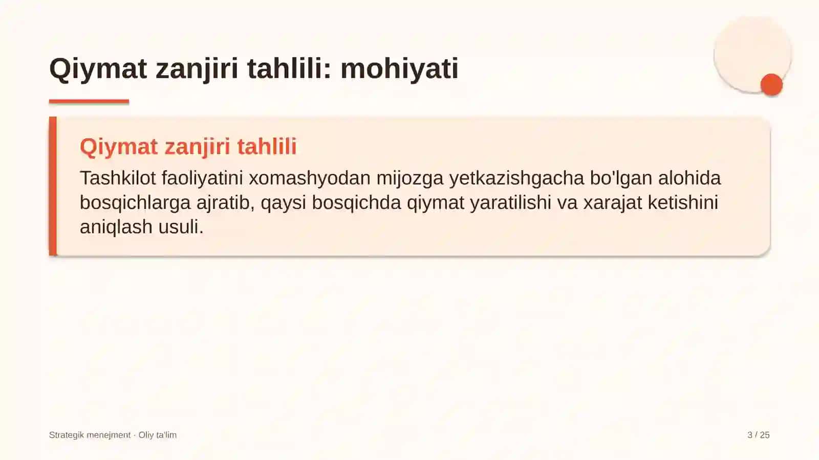 oshxonalarda qiymat zanjiri tahlilini o'tkazish 2901 3