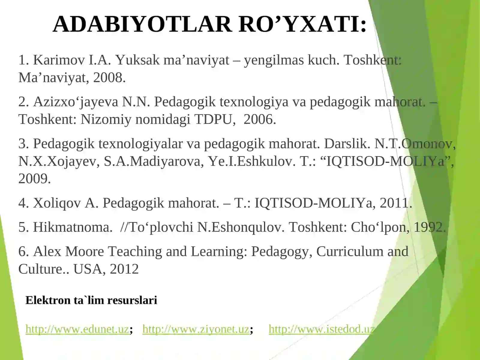 PEDAGOGIK MAHORAT FAN SIFATIDA 3