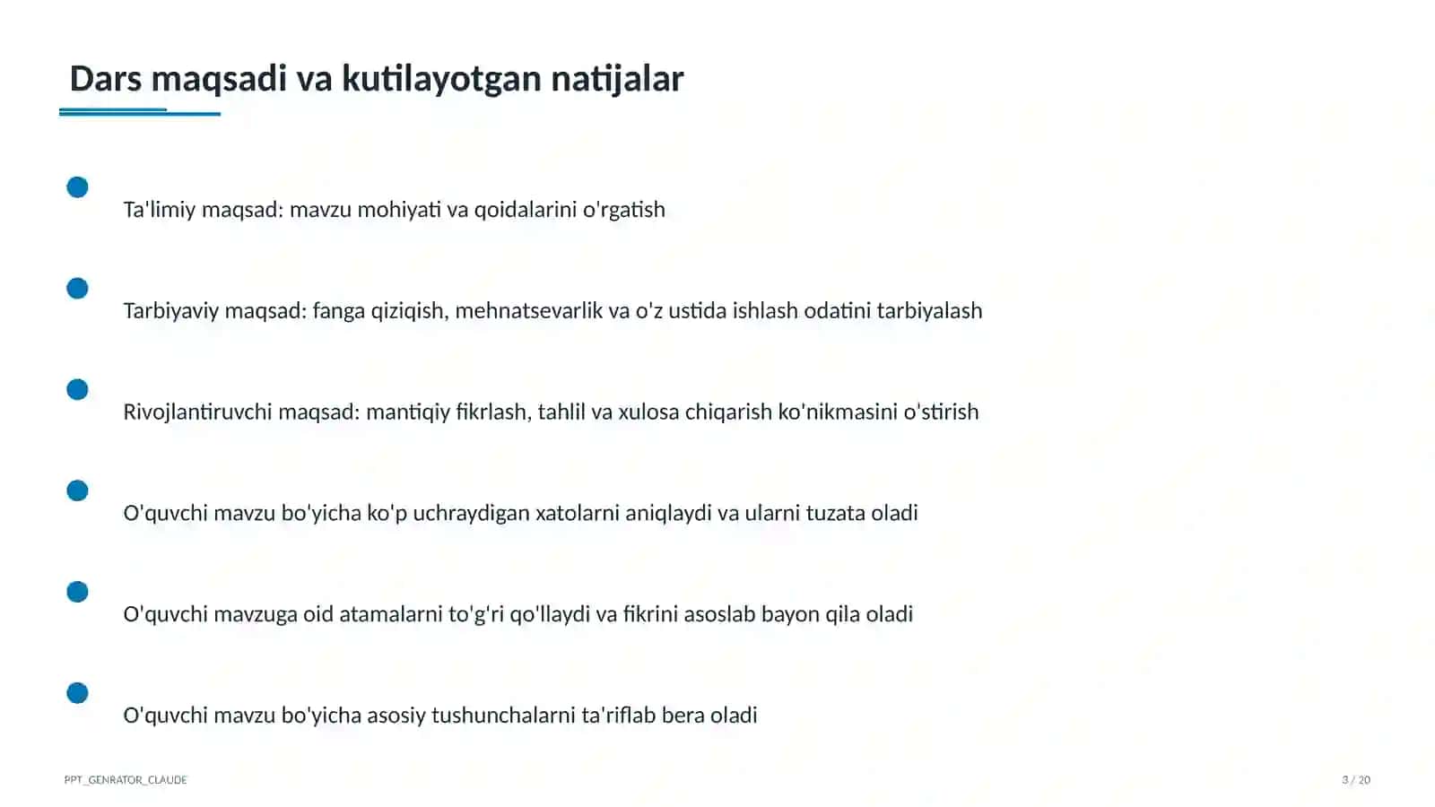 Rus adabiyoti: Lermontov she'riyati (9-sinf) 3