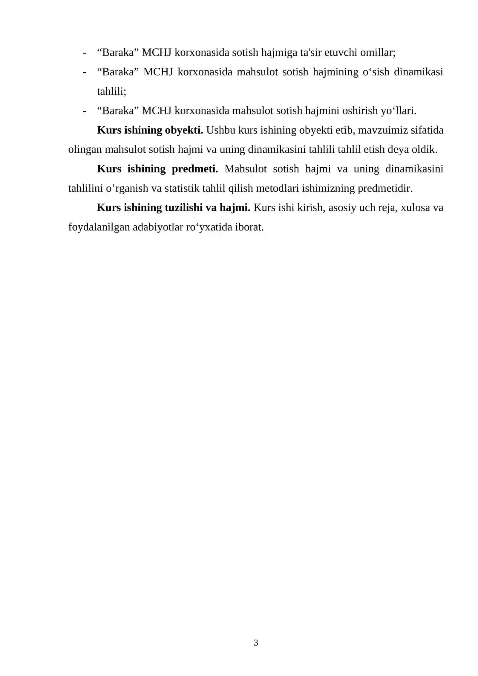 MAHSULOT SOTISH HAJMI VA UNING DINAMIKASINI TAHLILI 3