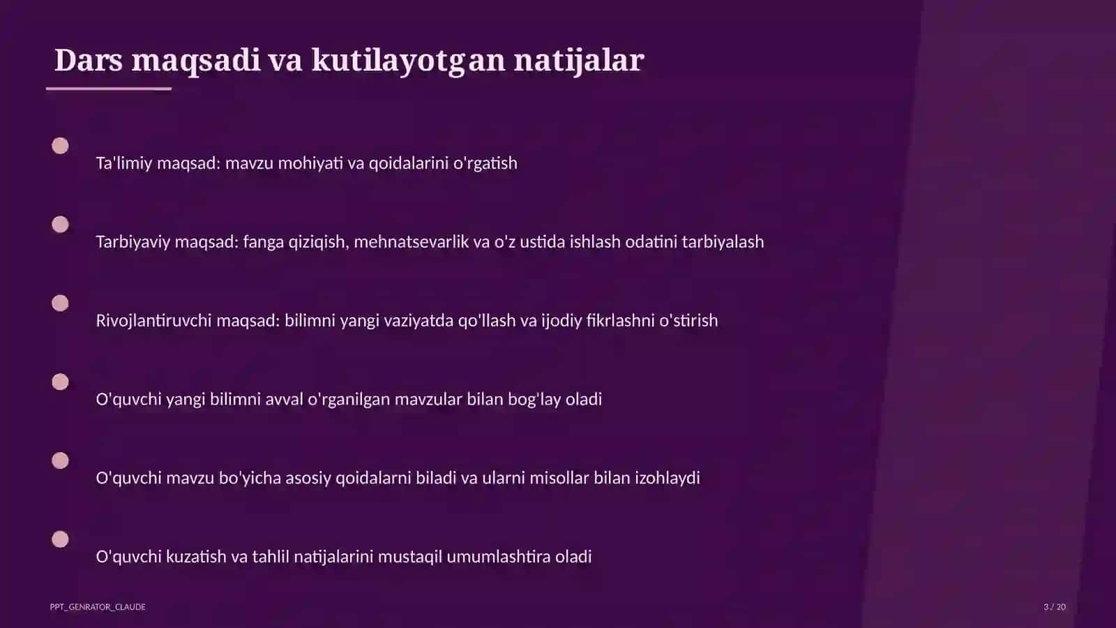 Saf mashqlari va tartib qoidalari (1-sinf) 3