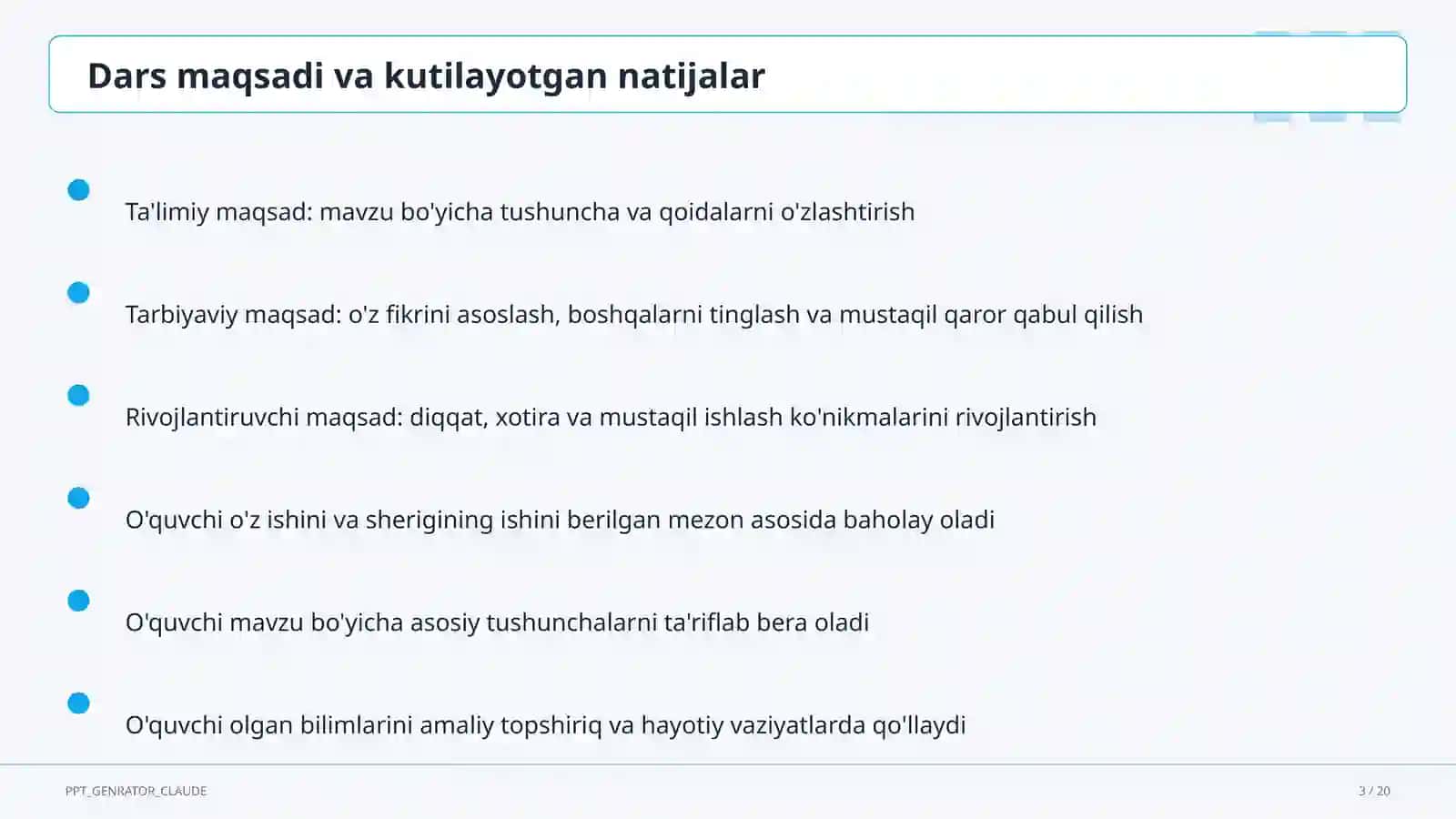 Inson huquqlari va erkinliklari (9-sinf) 3