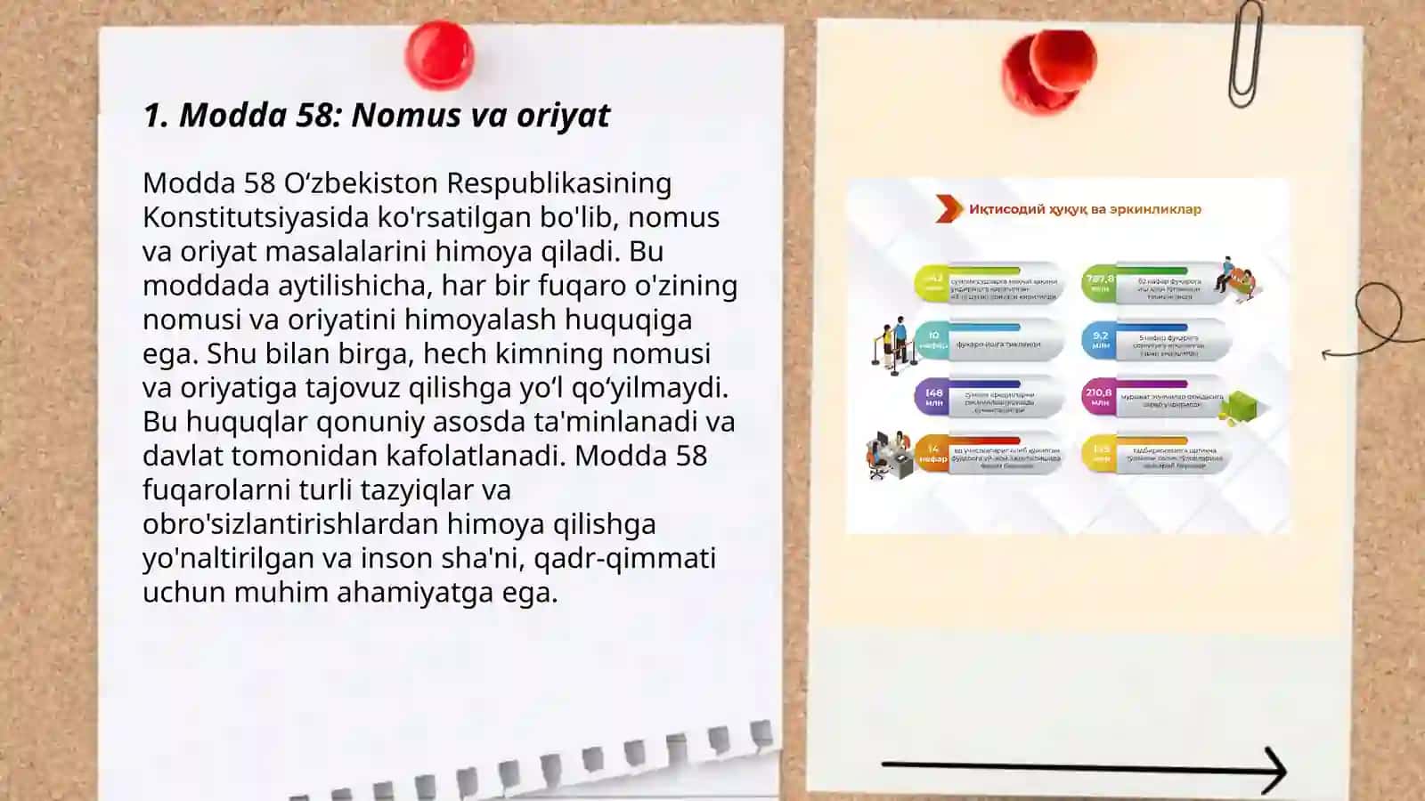 Modda 58: Nomus va oriyat 3