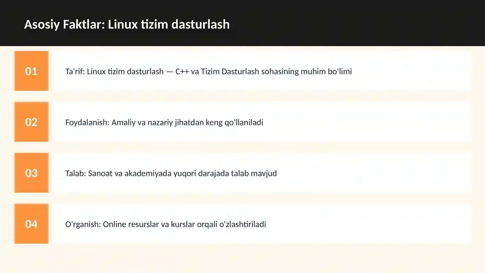 DASTURLASH | C++ VA TIZIM DASTURLASH 3