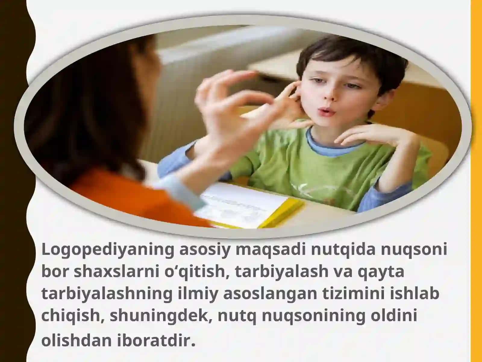 Nutqida nuqsoni bo’lgan bolalar 3