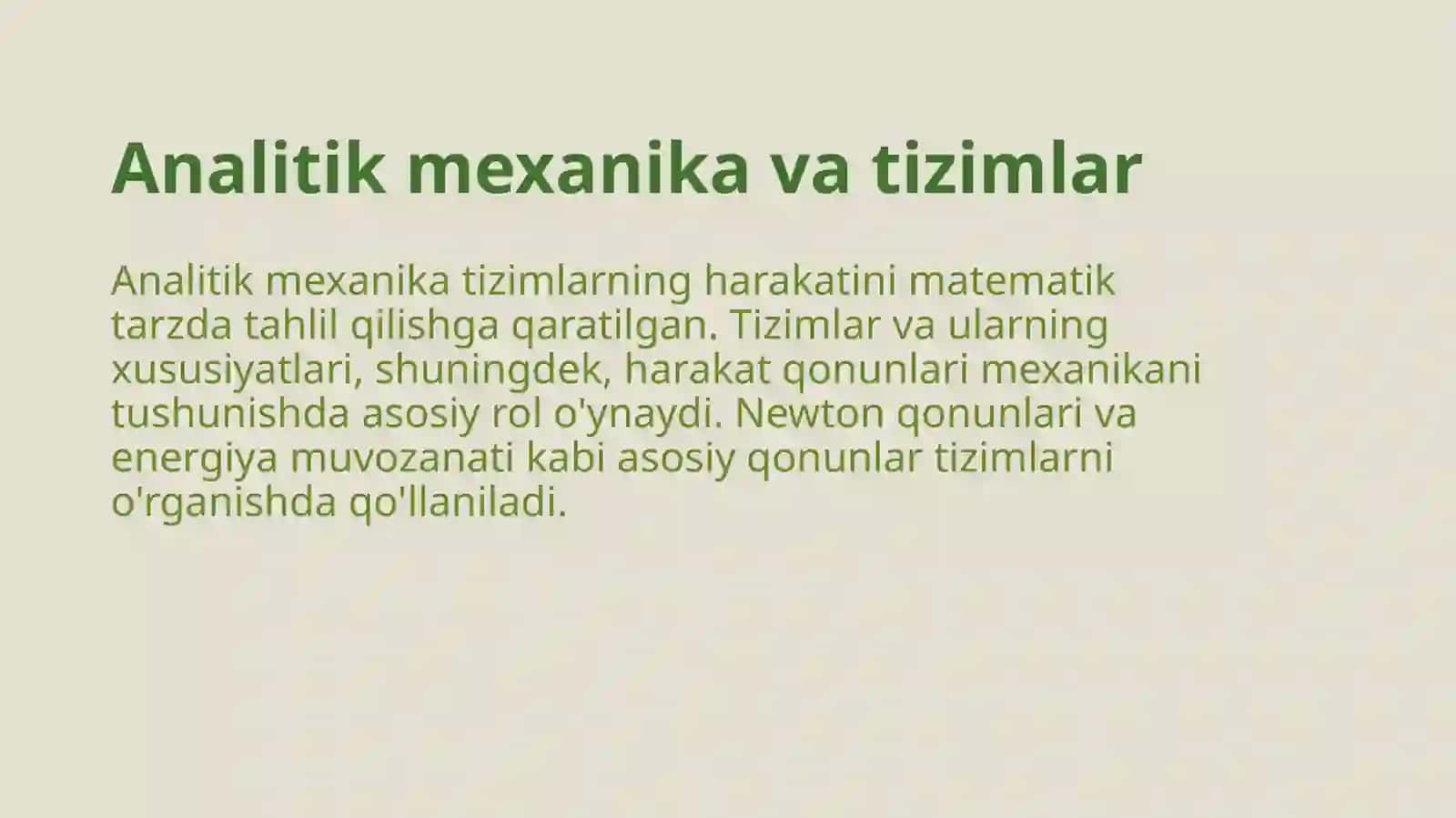 Analitik mexanika 3