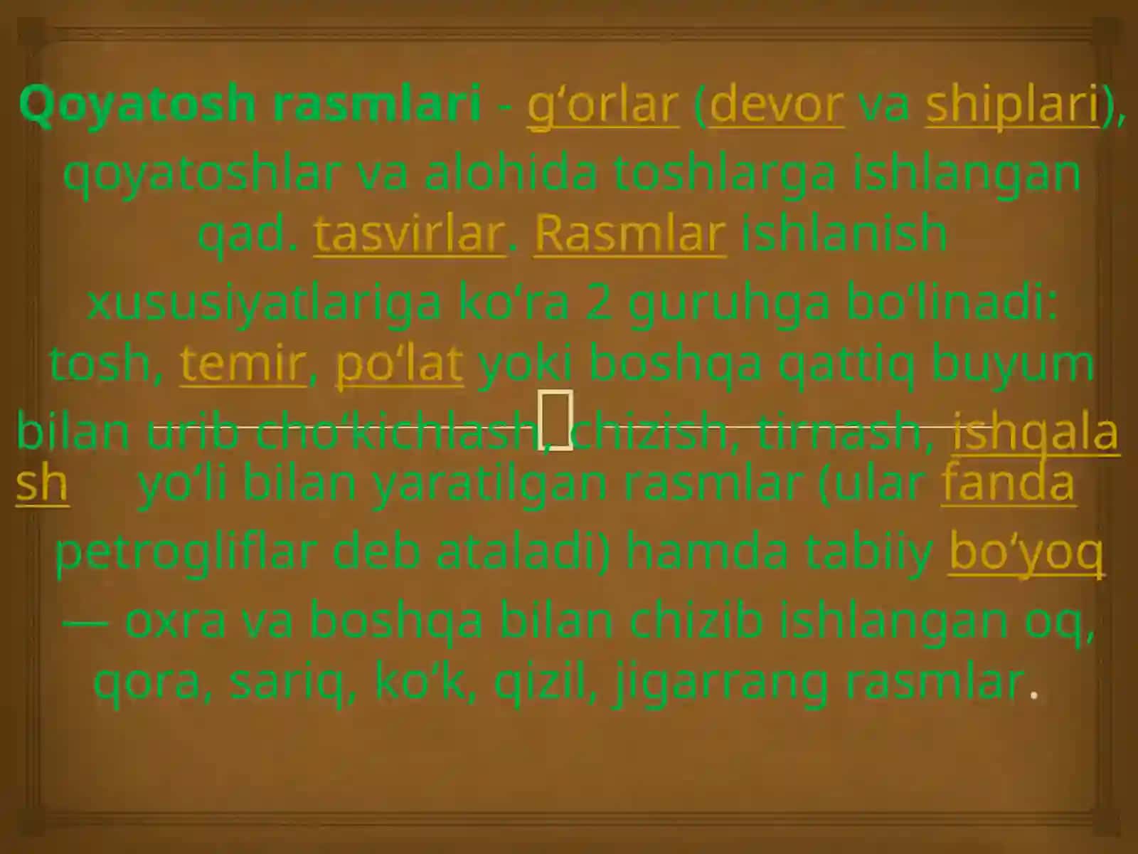 QOYATOSH SURATLARINI ISHLANISH USLUBLARI 3