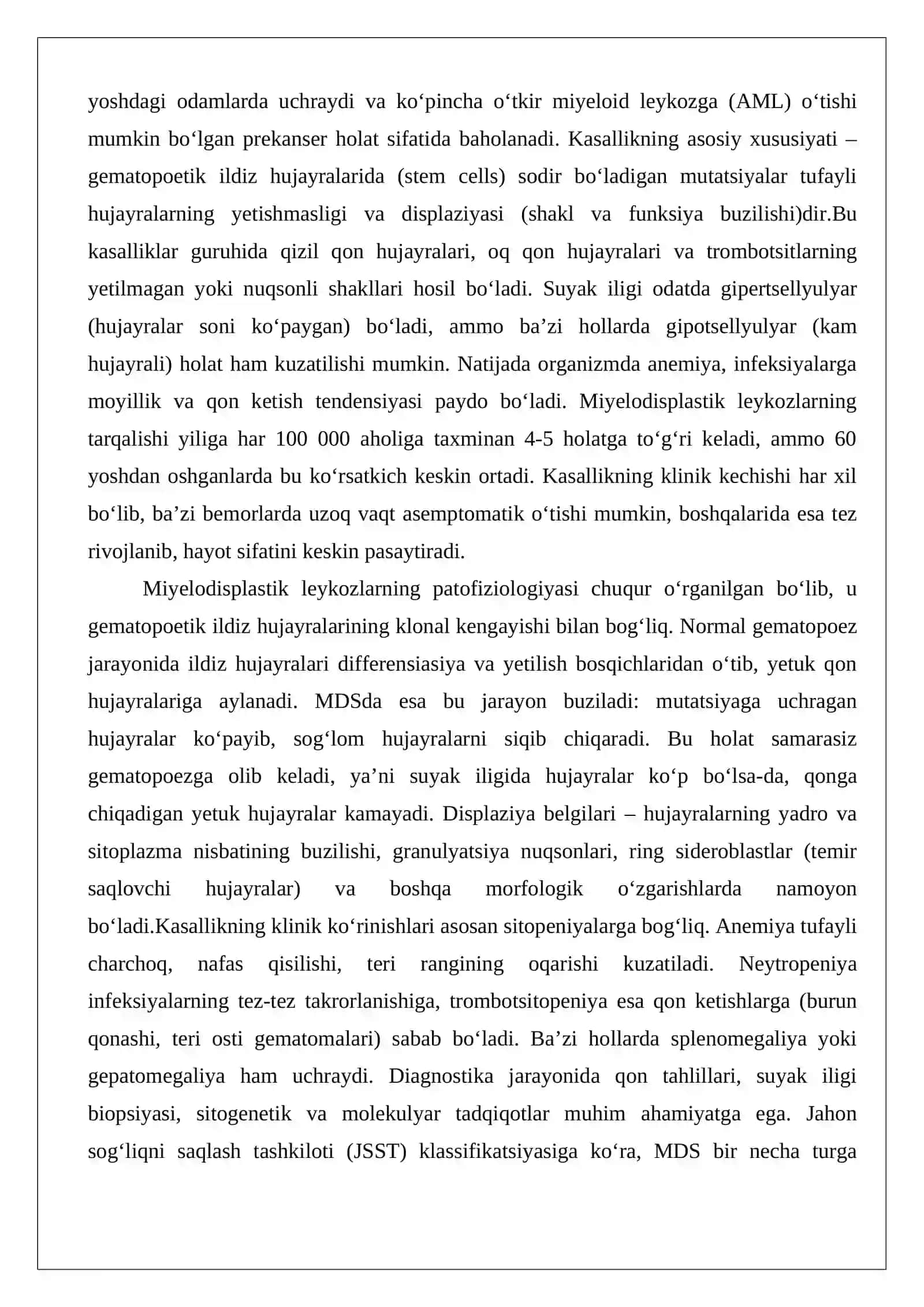 Miyelodisplastik leykozlar 3