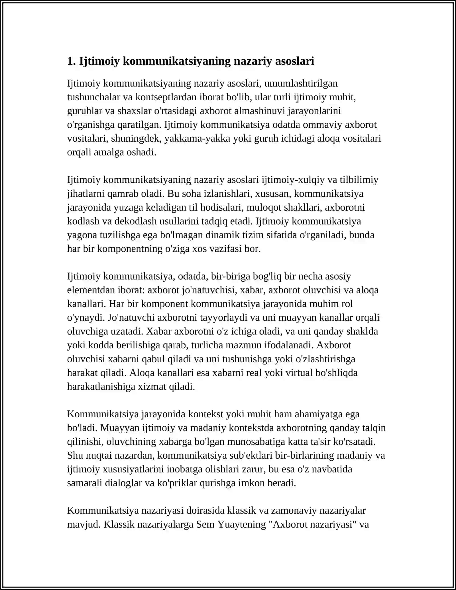 IJTIMOIY KOMMUNIKATSIYA 3