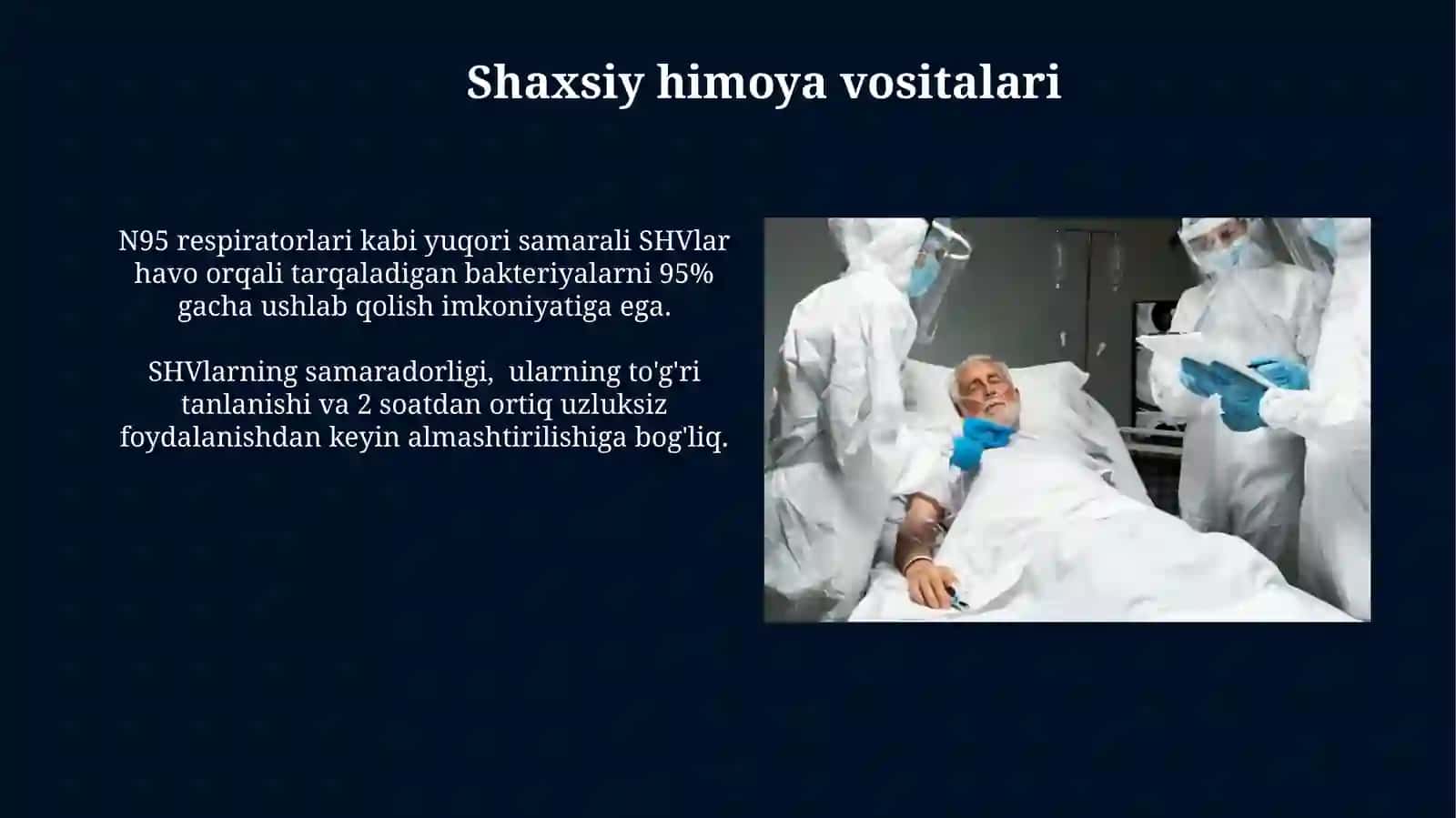 Kasalxona ichki infeksiyalarni kelib chiqishi uchun havoning bakterial ifloslanganligini ahamiyati 3