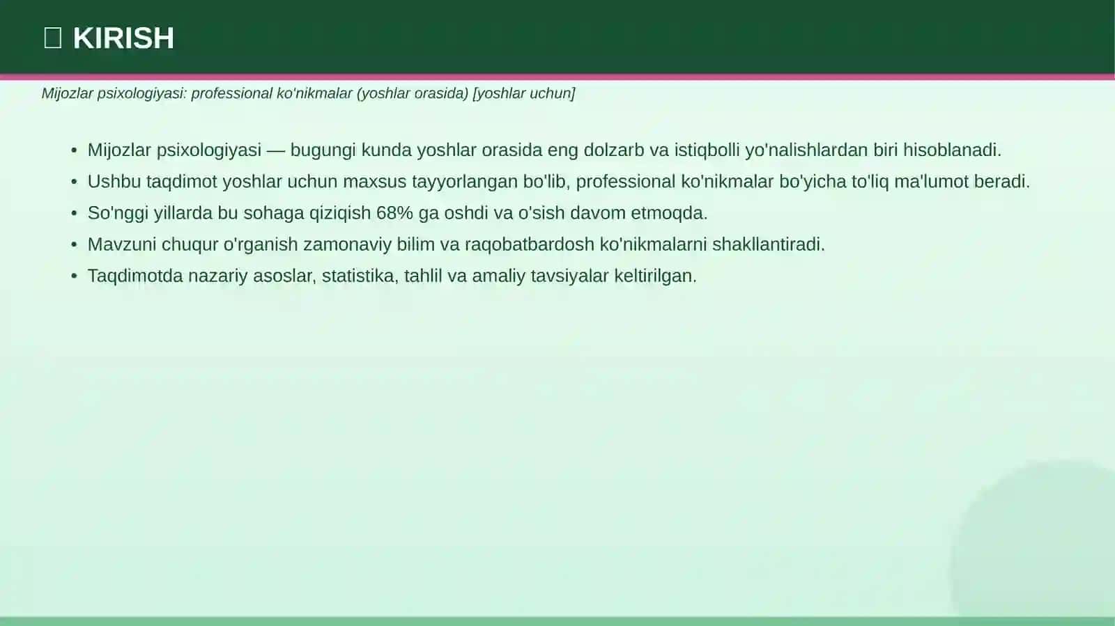 MIJOZLAR PSIXOLOGIYASI 3
