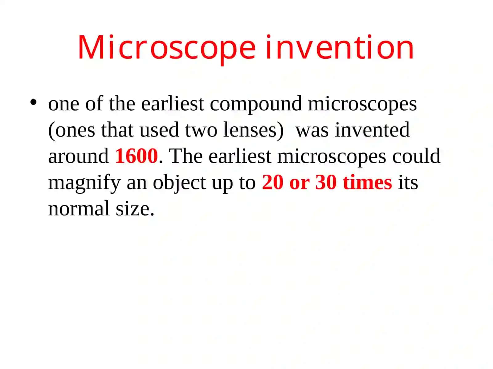 Microscope Invention 3