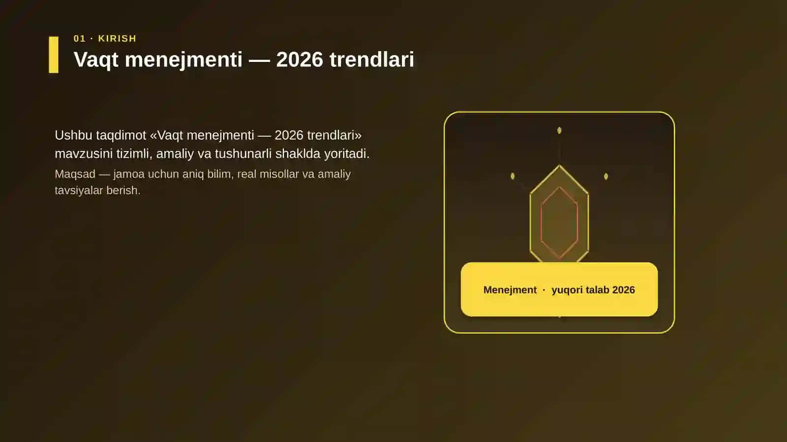Vaqt menejmenti — 2026 trendlari 3