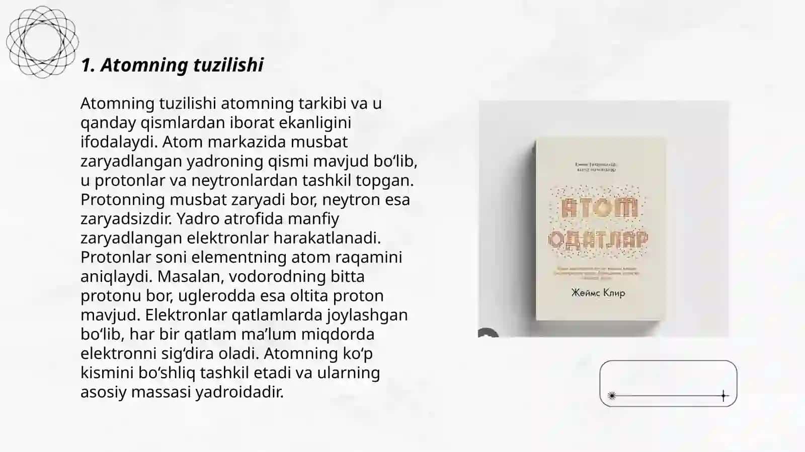 Atom Odatlari 3