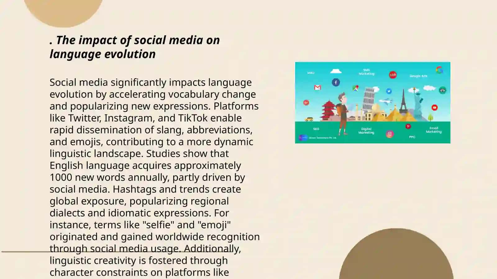 Language change and the factors that influence it 3
