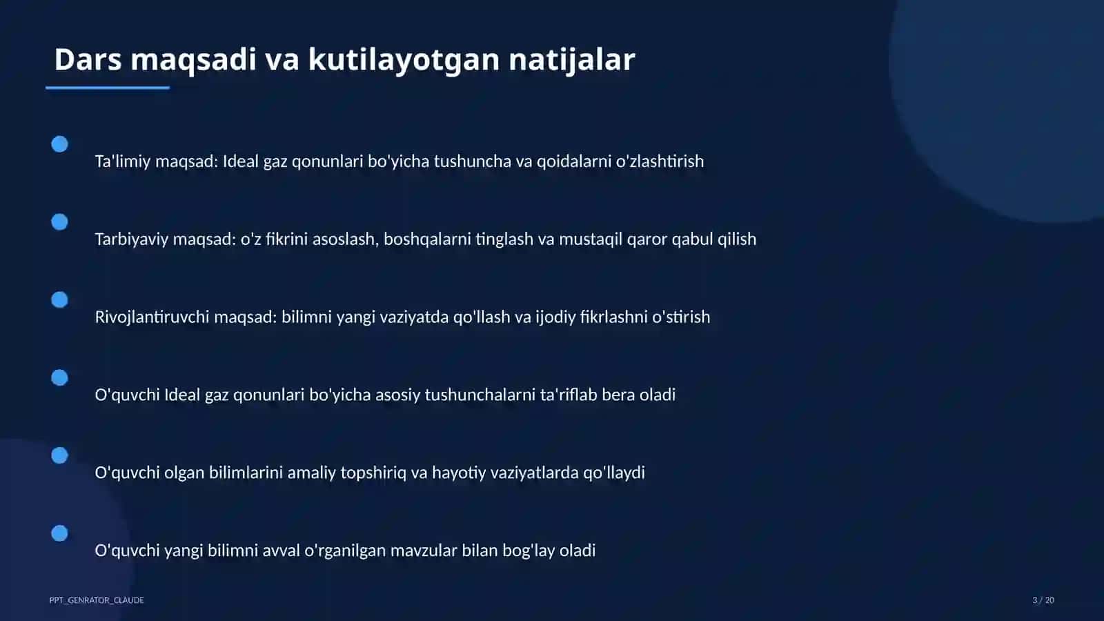 Ideal gaz qonunlari (10-sinf) 3