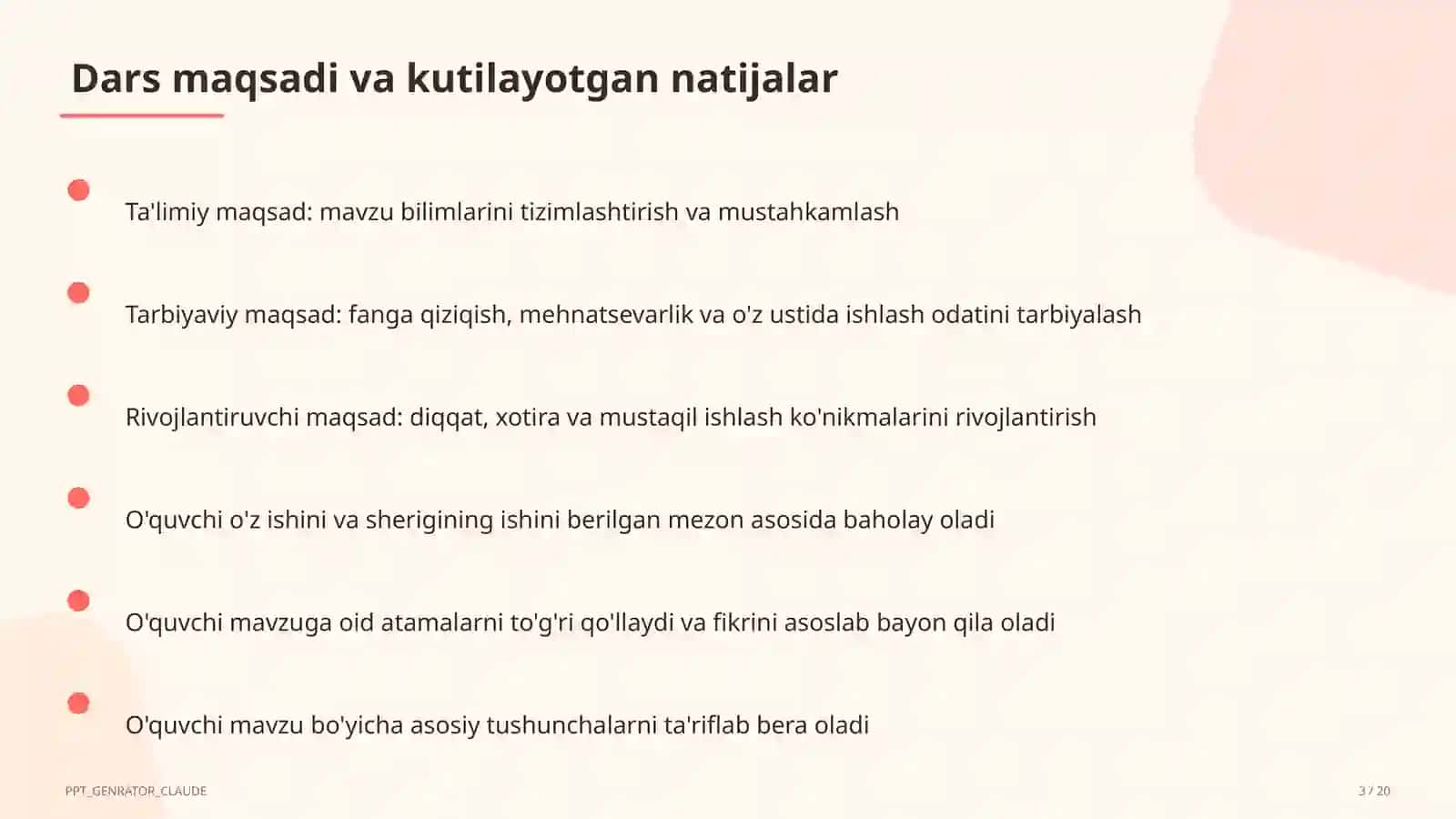 Hosila yordamida funksiyani tekshirish (11-sinf) 3